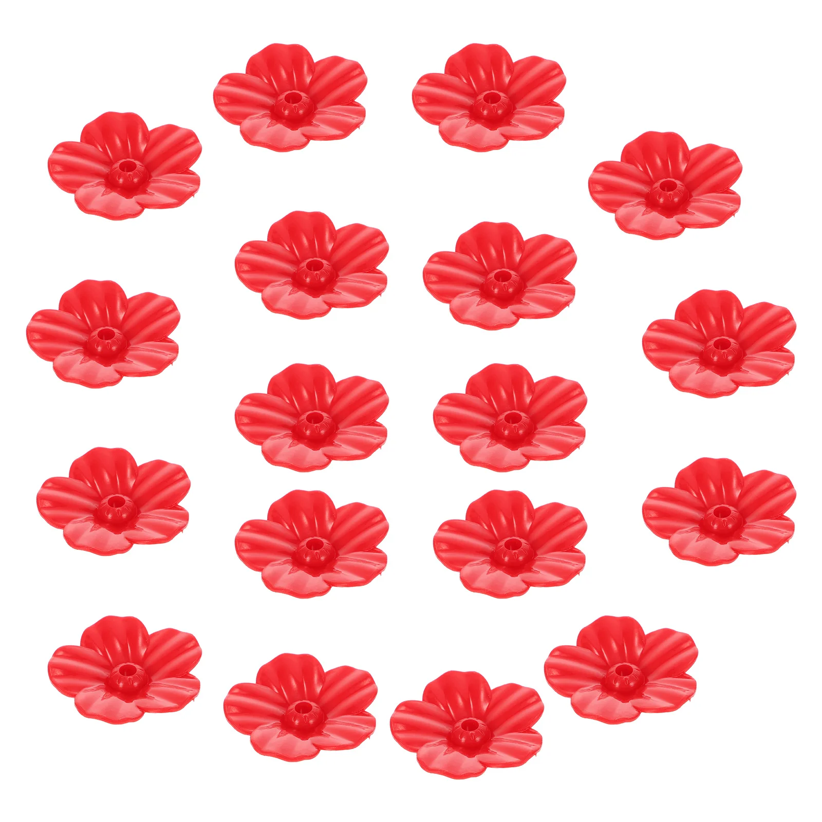 

18Pcs Bird Feeder Flowers Hummingbird Feeding Flower Durable Vivid Design Sufficient Number for Needs Bird Water Feeder Flowers