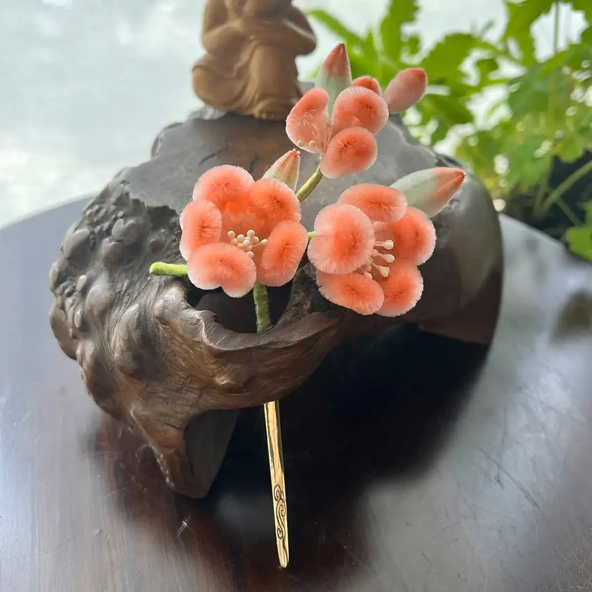 Mid Autumn Festival/National Day Gift Haitang Flower Combination Nanjing Tourist Souvenir Intangible Cultural Heritage Suede