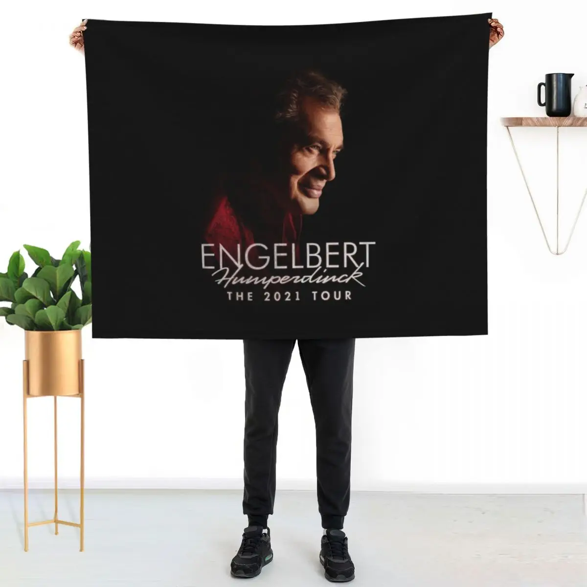 

legend 9 reaplo humperdinck engelbert 2021 tour Throw Blanket Soft Warm Blanket Gift for Grandparents
