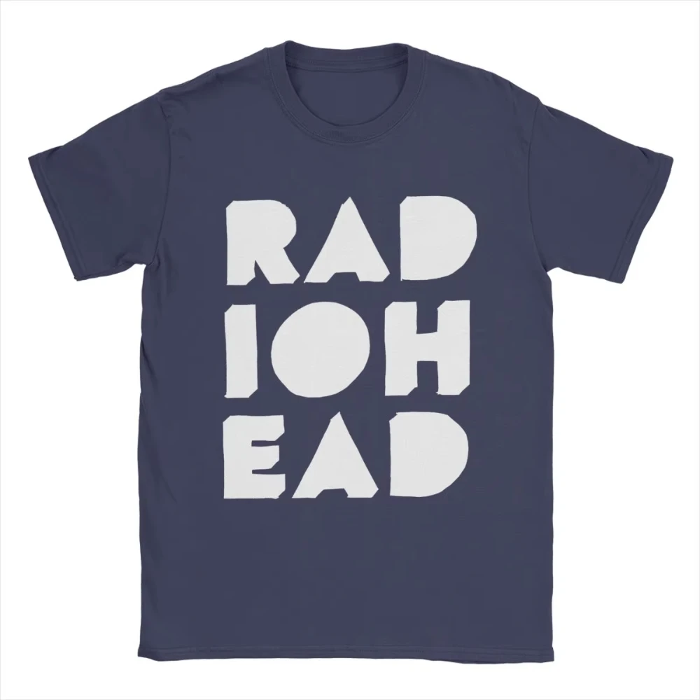 Neue Mode Herren Damen Radiohead Baumwoll-T-Shirts mit Aufdruck Baumwoll-Oberteile Fantastisches Kurzarm-T-Shirt mit Rundhalsausschnitt Sommer Herren T-Shirt – Detail 7
