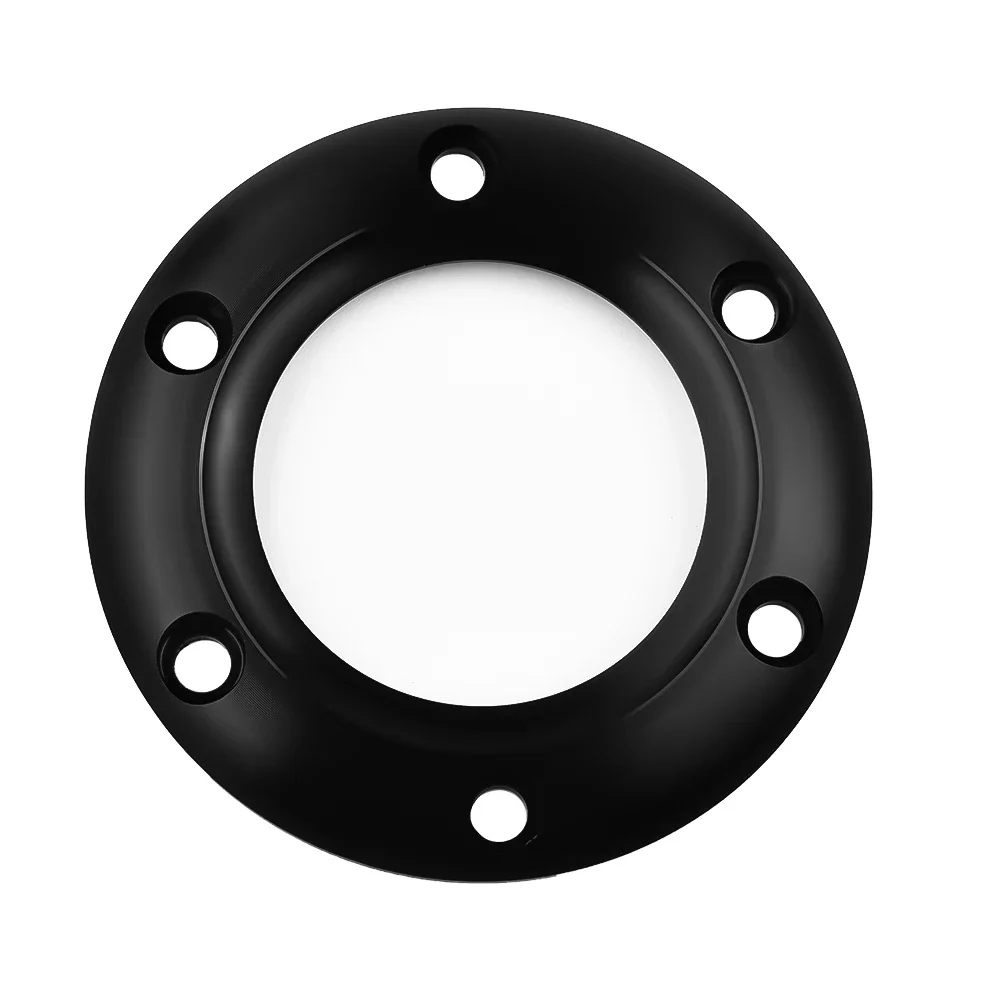 بوق لـ MOMO و NRG ، 6 مسامير ، أداة مركز الأزرار ، عجلة قيادة استبدال سوداء ، جزء حلقة سيارة ، جزء سيارة سباق ، 12181001-1b ، 84 #4