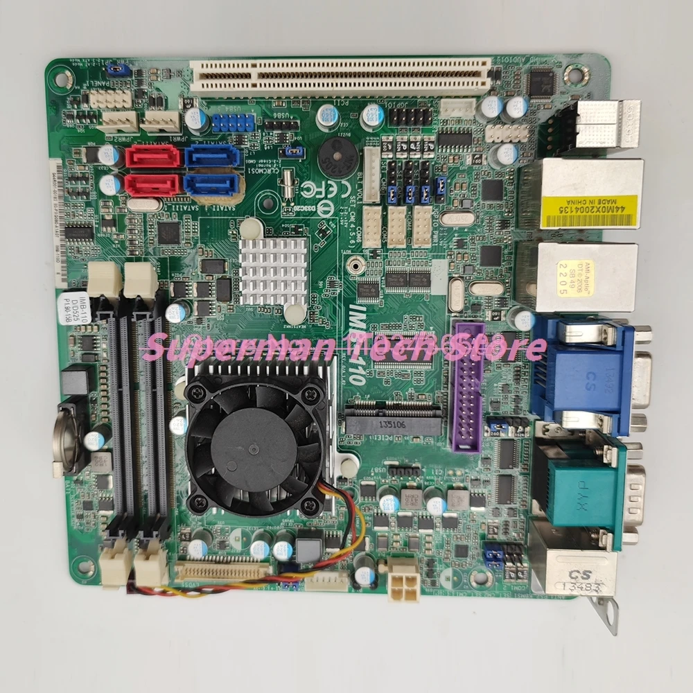 

Industrial Control Motherboard Dual Network Port With CPU IMB-110