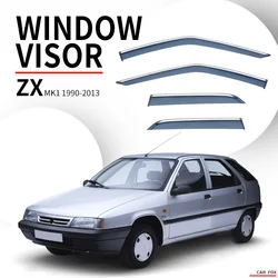 4Pcs Car Window Visors For CITROEN ZX Window Awnings Shelters Sun Rain Deflectors Auto Accessories 1990-2013