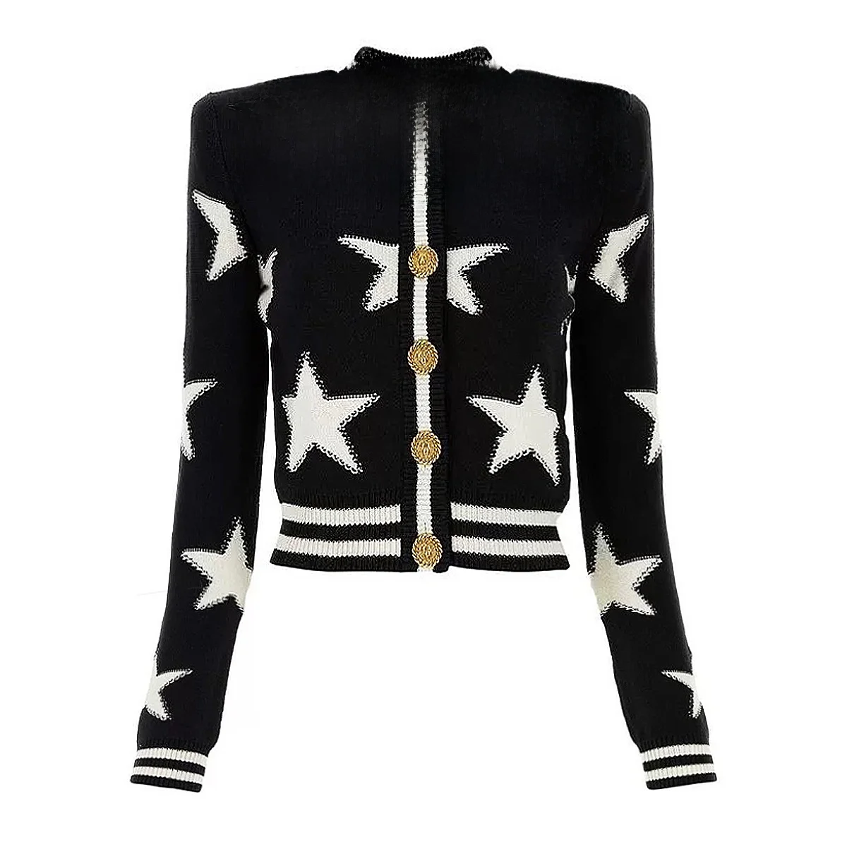 봄 가을 고품질 니트웨어 가디건 긴 소매 라운드 넥 울 코트 유럽 미국 스타일 여성 상의