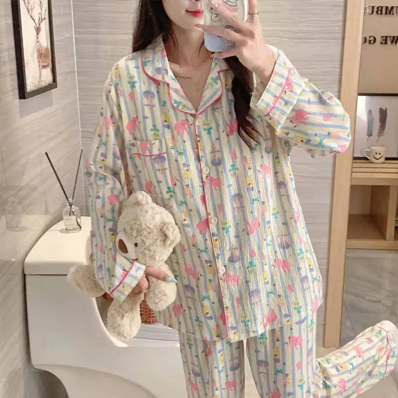 

Комплекты пижам женские темно-синие, сезонные, вязаные, модные, для дома и отдыха, на день и ночь, с круглым вырезом, с коротким рукавом