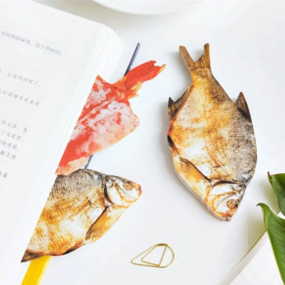 Style for Home Office Students Gift Self-Adhesive Pads Simulation Fish Meat Sticky Notes School Stationery Supplies Memo Pad