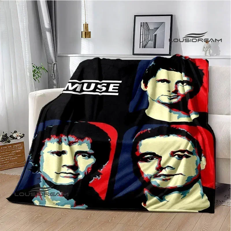 Rock band Muse printed blankets Warm Flannel blankets Soft and comfortable blanket bed linings blankets for beds Birthday Gift