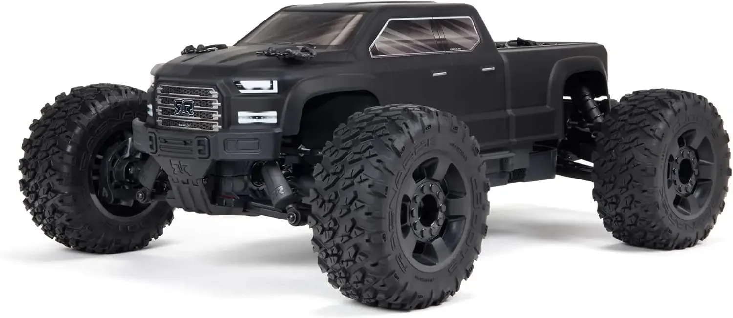 For ARRMA-Camion Monster RC RTR sans balais, émetteur et récepteur inclus, 24.com et chargeur requis, BIG ROCK 4tage, V3