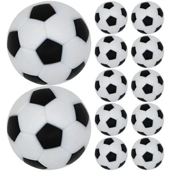 12 Uds Mini mesa de fútbol futbolín suministros para juegos accesorios escritorio fútbol las caderas juegos de pelotas cosas de juego para niños