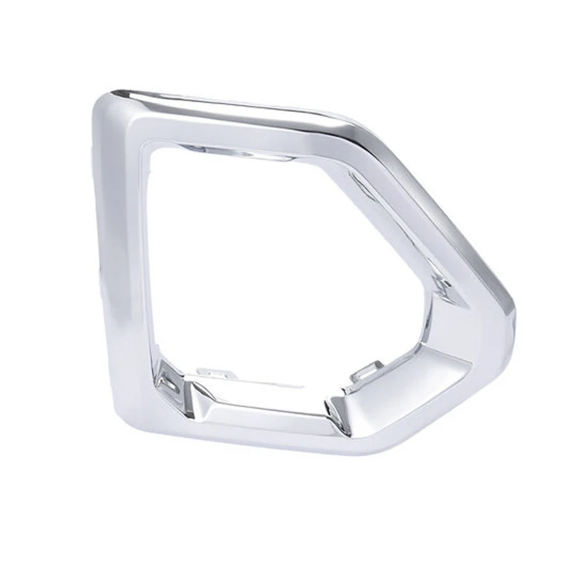 84176752 Right Front Fog Light Outer Bezel Cover Trim Fit For GMC Sierra 1500 Denali SLT AT4 2019 2020 2021 Silver