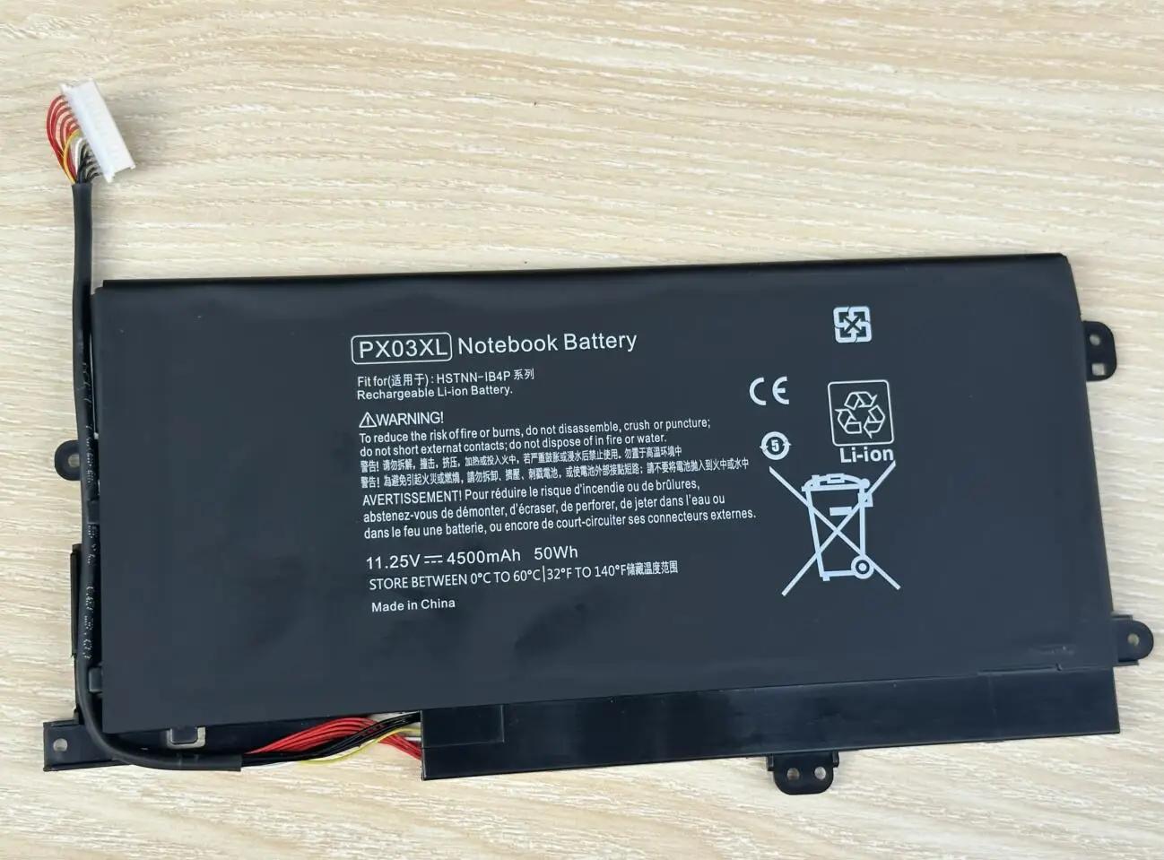 PX03XL Laptop Battery For HP Envy 14 Touchsmart M6 M6-K M6-k125dx 715050-001 714762-421 HSTNN-IB4P HSTNN-LB4P TPN-C109 TPN-C110