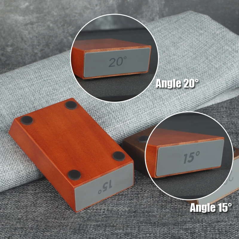 Professional Rolling Knife Sharpener Wood base 15/20° Diamond Whetstone Kitchen Hot Sale Sharpening system Roller sharpeners