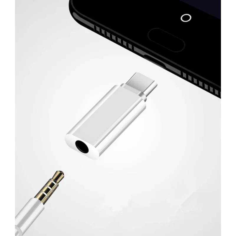 USB C to 3.5 mm Headphone Jack Adapter Compatible with Type C to Headphone Auxiliary Cable Digital Converter