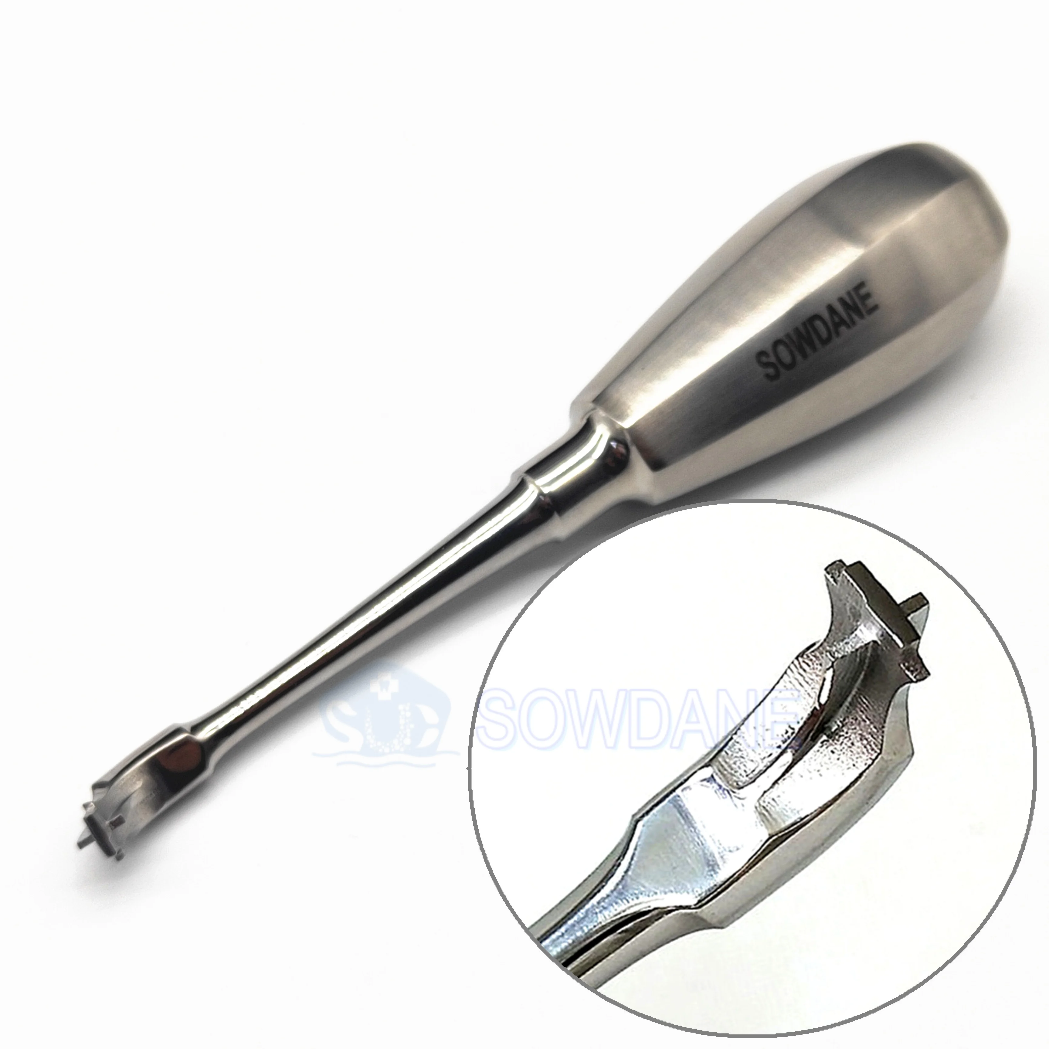 

Лабораторная ручка, нескользящий крестик для удаления сломанной короны, толкатель для отбеливания зубов, лабораторный инструмент из нержавеющей стали