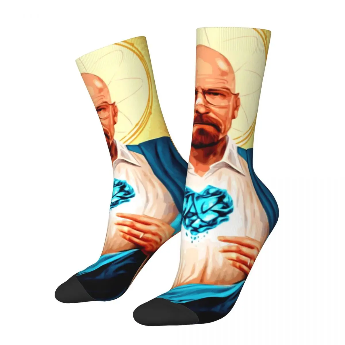 Walter White Breaking Bad Socks Men\'s Women\'s Funny Happy Socks Novelty Spring Summer Autumn Winter Socks Gifts