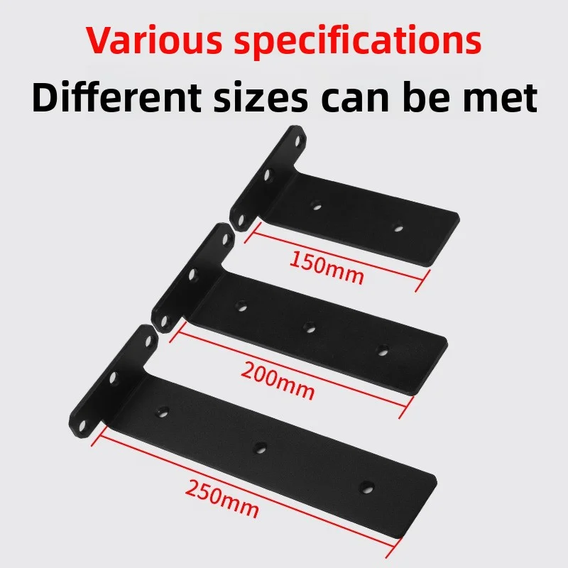 1 PCS 200kg Bearing Capacity Suspended Tripod Brackets Wall Shelf Support Hidden Wall Fixed Partition Storage Rack Shelves