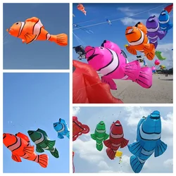Free Shipping Flying Fish Kite Pendant Giant Soft Kite Professional Wind Kites Outdoor Toys Professional Kite Kevlar Cord Eagle