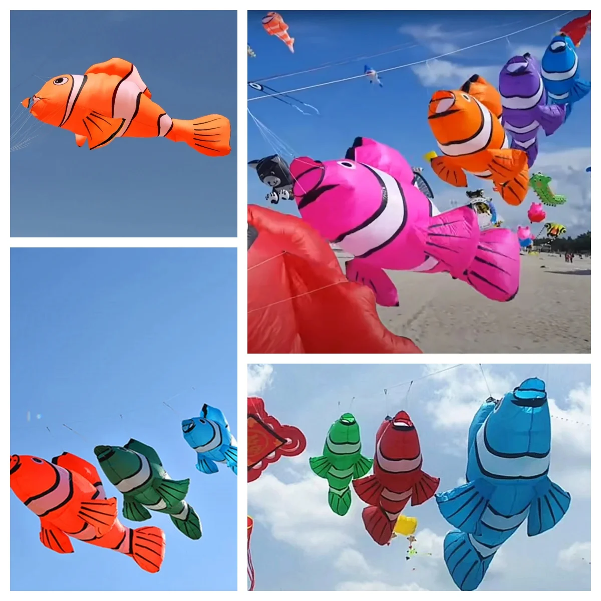 Free Shipping Flying Fish Kite Pendant Giant Soft Kite Professional Wind Kites Outdoor Toys Professional Kite Kevlar Cord Eagle