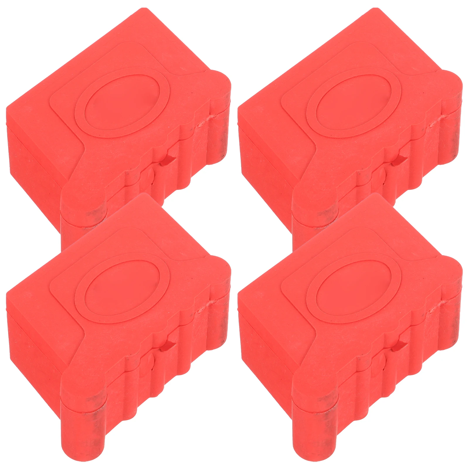 

4Pcs Nonslip Ladder Protector Rubber Feet Covers for Step Extension Ladder Foot Pad Stability Grip Floor Protection