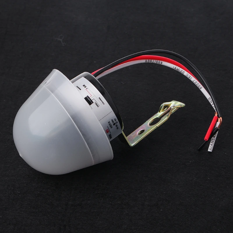 220V 10A 센서 Sw Dropship 용 자동 자동 켜짐 꺼짐 Photocell 가로등 스위치