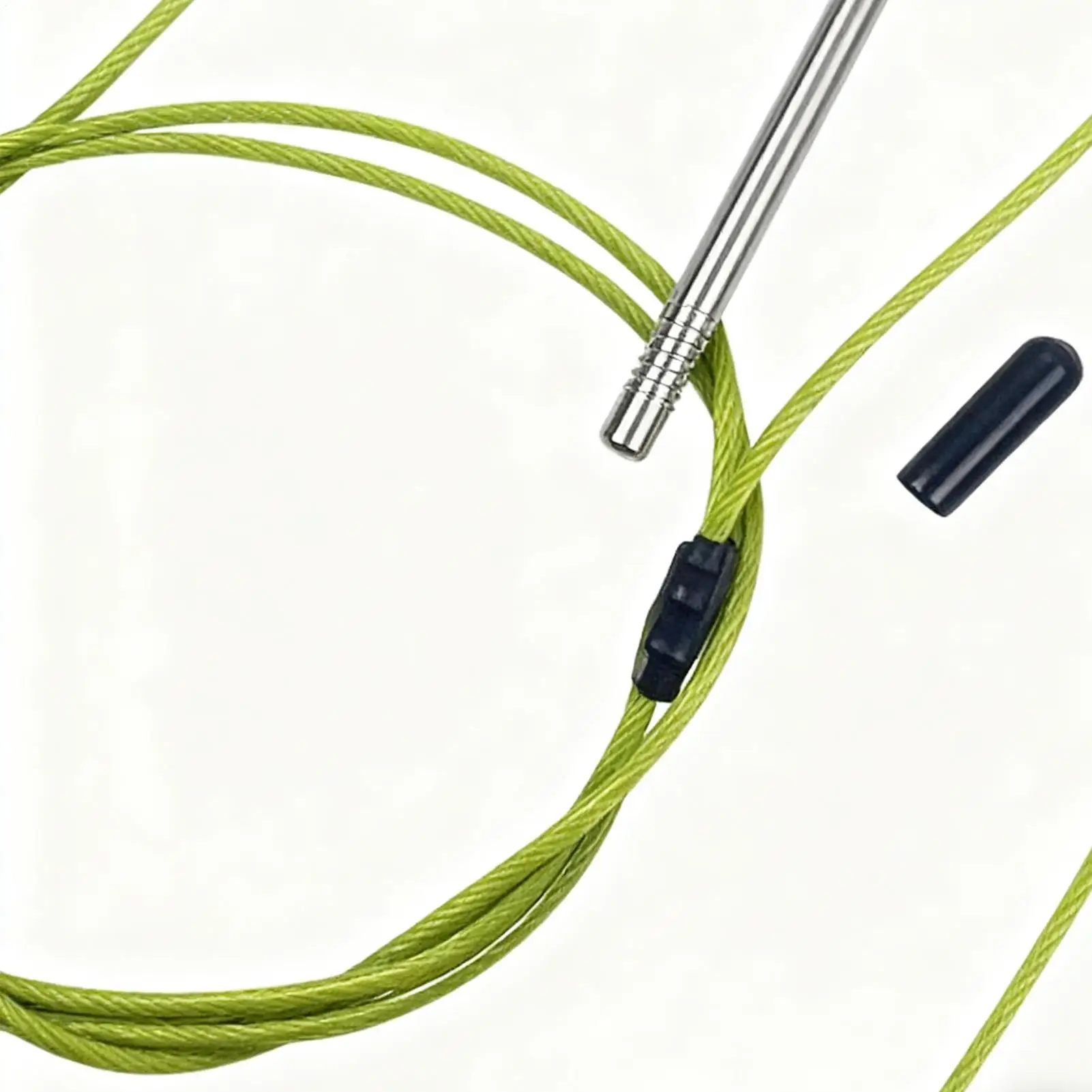 الثقيلة كليب حبل الفولاذ المقاوم للصدأ الصيد سترينجر مع حلقة تسلق كاياك الصيد سترينجر للغوص التجديف بحيرة بركة شاطئ البحر #5