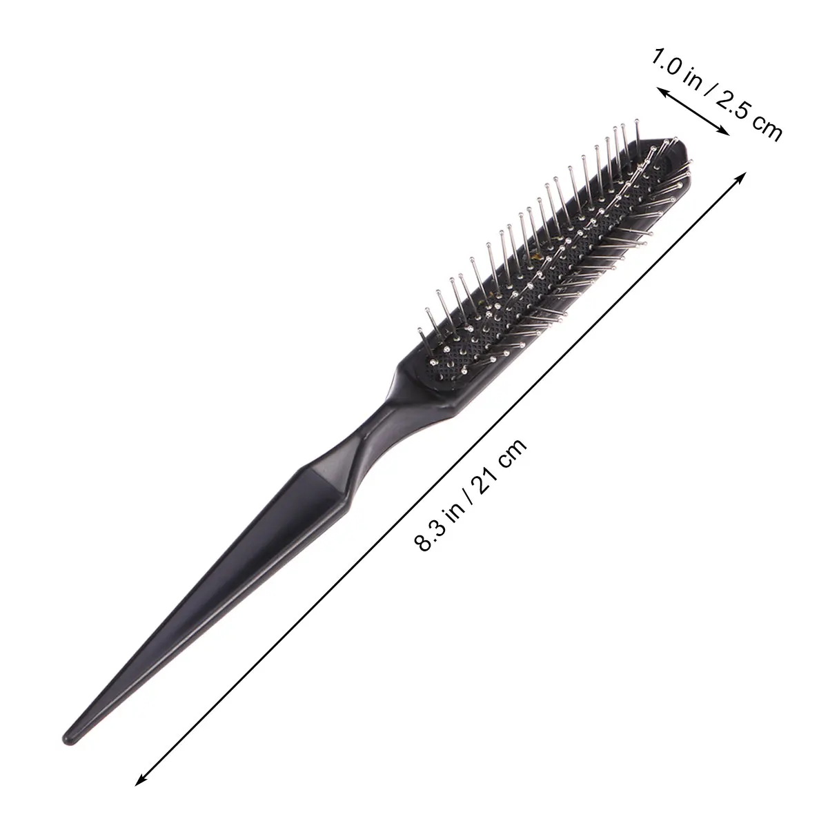

2pcs Brush High Quality Detangle Smooth PreventKnot PointedTail Design SuitableWig HairExtension Comb