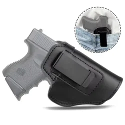 Left RIGHT Tactical Leather Holster for Concealed Carry Airsoft IWB Gun Holsters for Glock 17 19 43X Sig P365 9mm for Hunting