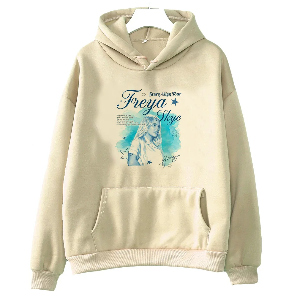 Freya Skye hoodies women anime sweatshirt cartoon 2026 ladies clothes long sleeve pullover Pockets