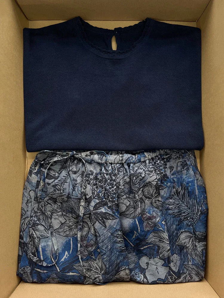 Ele Floral Print Wide Leg Pants Set Women's Faion Summer Outfit 2025 New Sle Two-Piece Suit Casual Chic Look