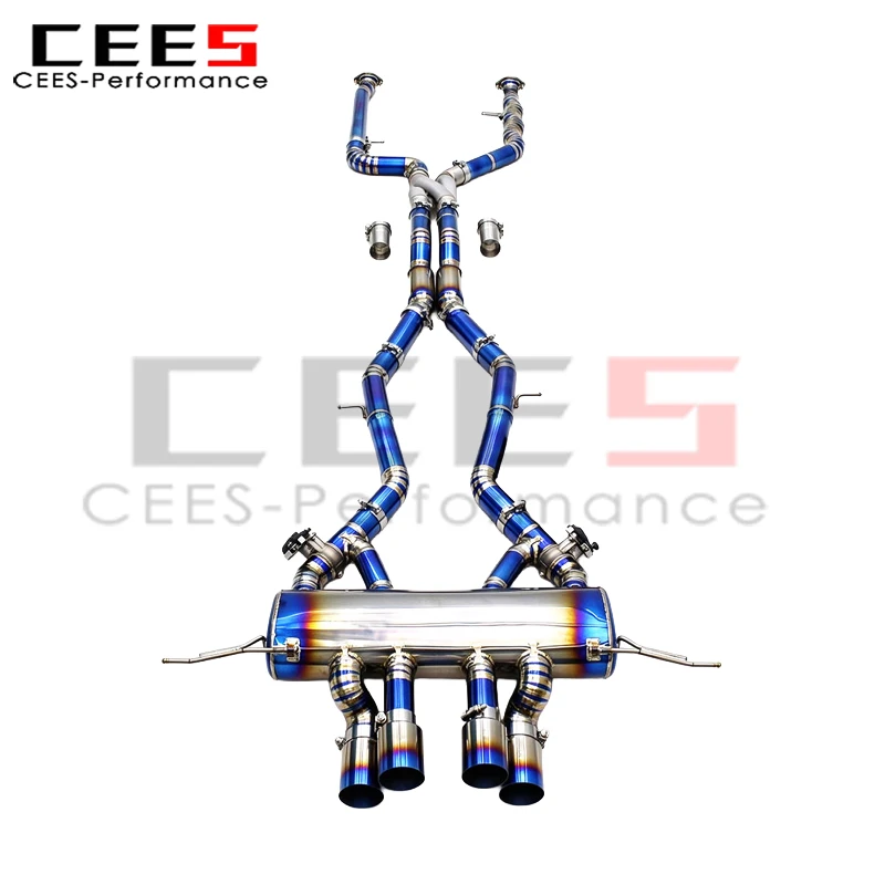 CEES Valvetronic Catback with Z Pipe for BMW M3/M4 G80/G82 3.0T 2021-2026 Equal Length Dual Mid Pipe Exhaust