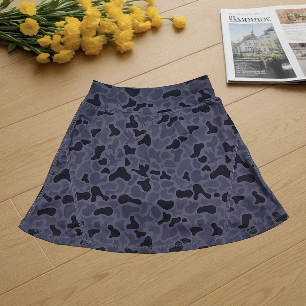 

9.19 Wholesale hot sale western boutique kid children clothing Baby Girls Western Davy Ducks Camo Yoga Skorts Bottom