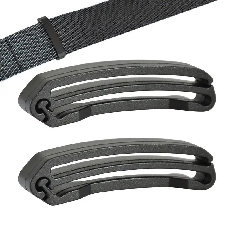 Clips For Webbing Strap Ending Molle Buckle 2pcs Anti-Erosion Lightweight Strap Supplies For Belt Diving Backpack Webbing Strap