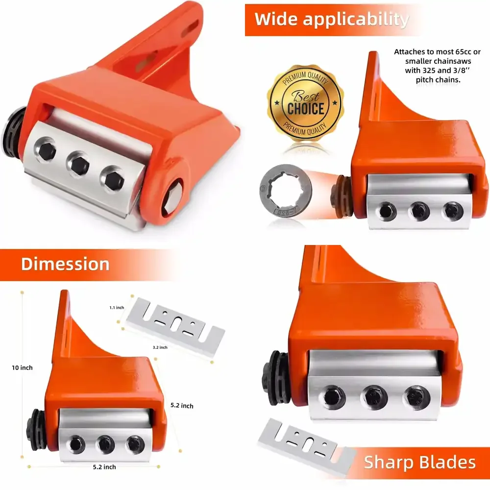 Log Debarker for Chainsaw Log Wizard Notcher Log Debarker Tool Wood Debarker Peeling Machine