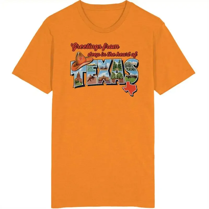 Greetings From Deep In The Heart Of Texas State Love T Shirt