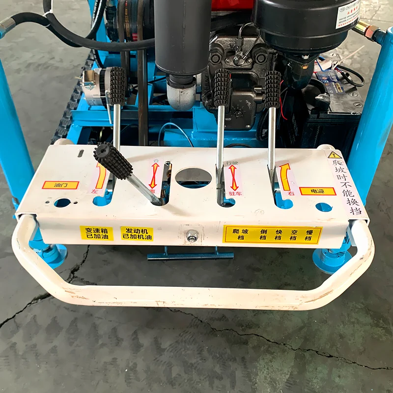 Equipamento de perfuração de poço de água com motor diesel profissional personalizável de 22 HP com profundidade máxima de perfuração de 200 m