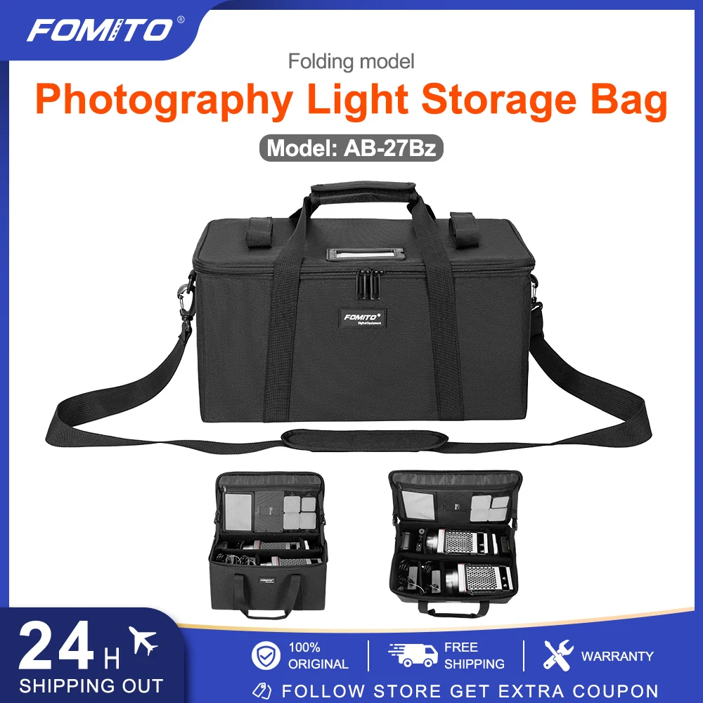 FOMITO Kameratasche, Umhängetasche, faltbare Aufbewahrungstasche, kompatibel mit Nikon, Canon, Sony, SLR/DSLR-Kameras, wasserdicht