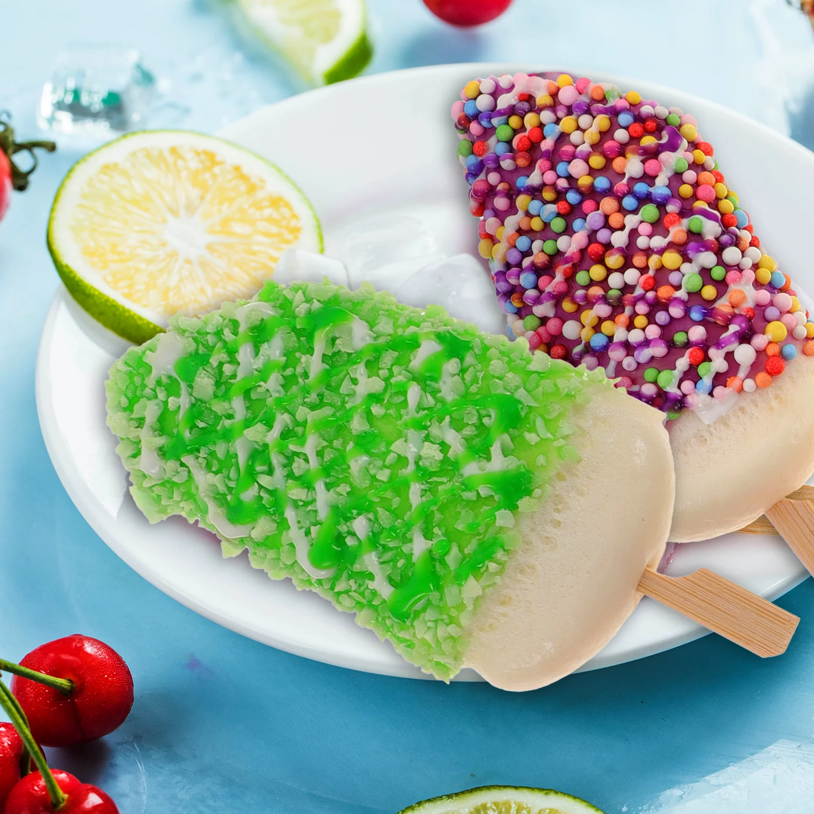 

6 Pcs Simulated Porcelain Ice Cream Fake Dessert Desserts Artificial Models Shop Decor Simulation Child