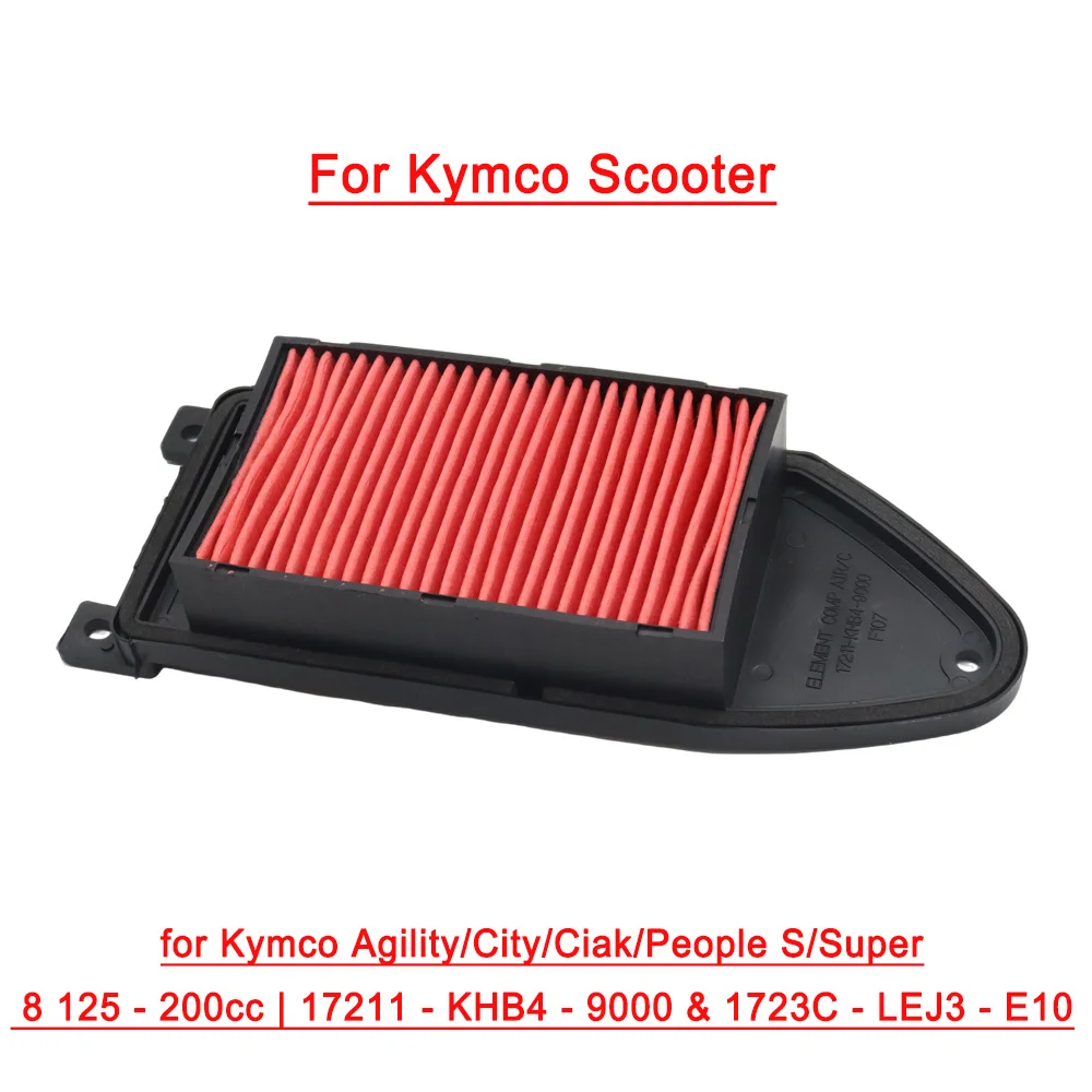 Filtro de aire para patinete Kymco 125 150 200 Agility 125 150 personas 200i personas 150 Super