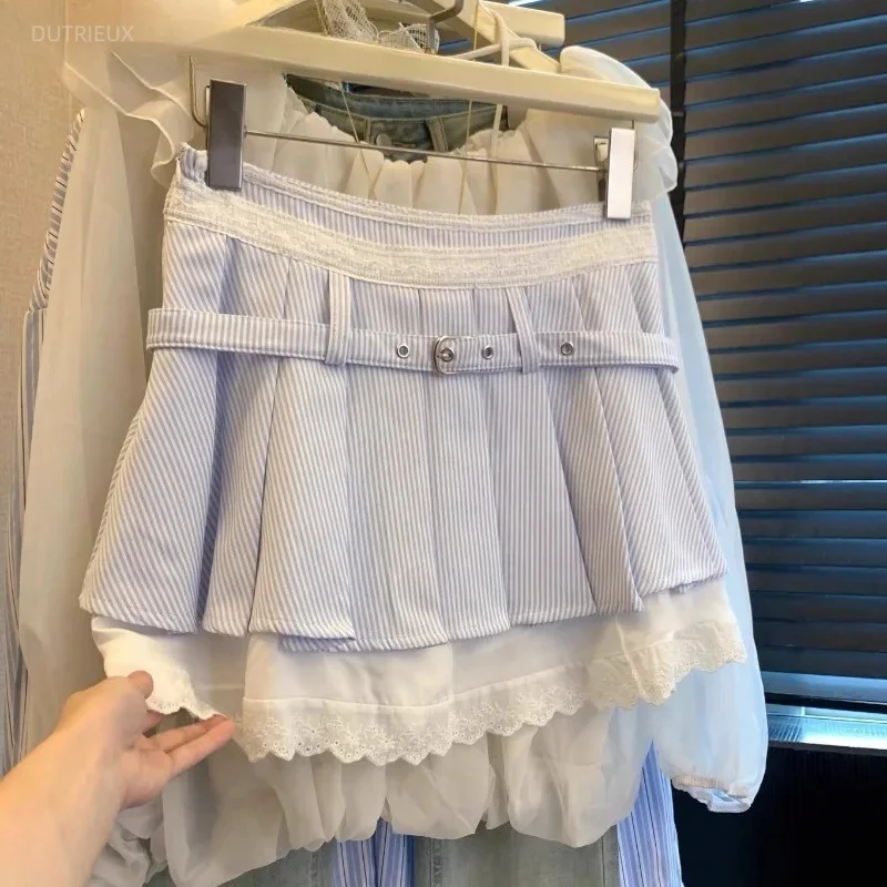 Fluffy Cake Skirt Women's skirts Summer Mini Roupas Feminina New Casual Fashion A Line Faldas Sweet Lolita Kawaii Ropa Mujer