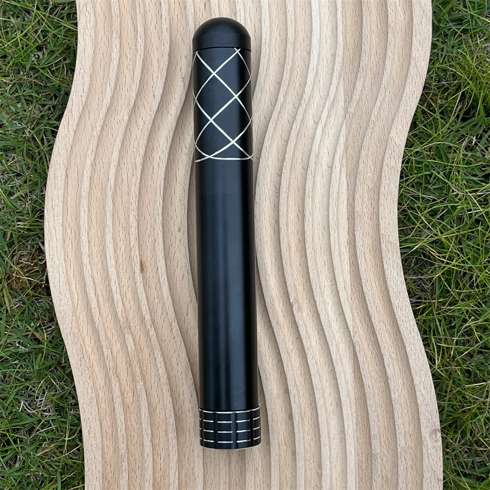 BIG Size Aluminum Alloy Cigar box Tube Holder Storage Tube Cigar Tube Moisture-proof Anti-fall Sealed Tube Smoke Accessories