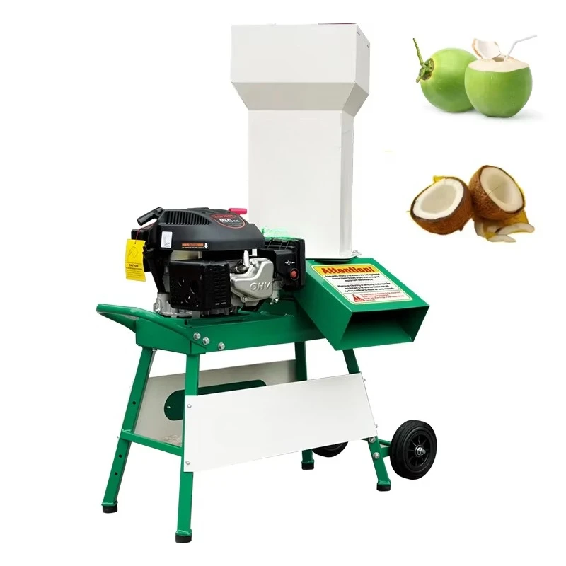 

Coconut shredder uniaxial fiber coconut shell shredder