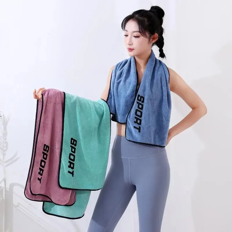 30 * 110cm Sporttuch aus Ultrafein-Faser, Schweißabsorbierendes Handtuch für Fitness, Yoga, Schnelltrocknendes Übungstuch, Strandtuch mit Schnelltrocknungsfunktion