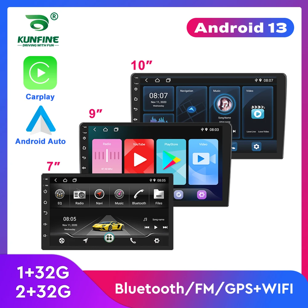 Android 13 Car Radio Auto Radio 32G 2 Din 7