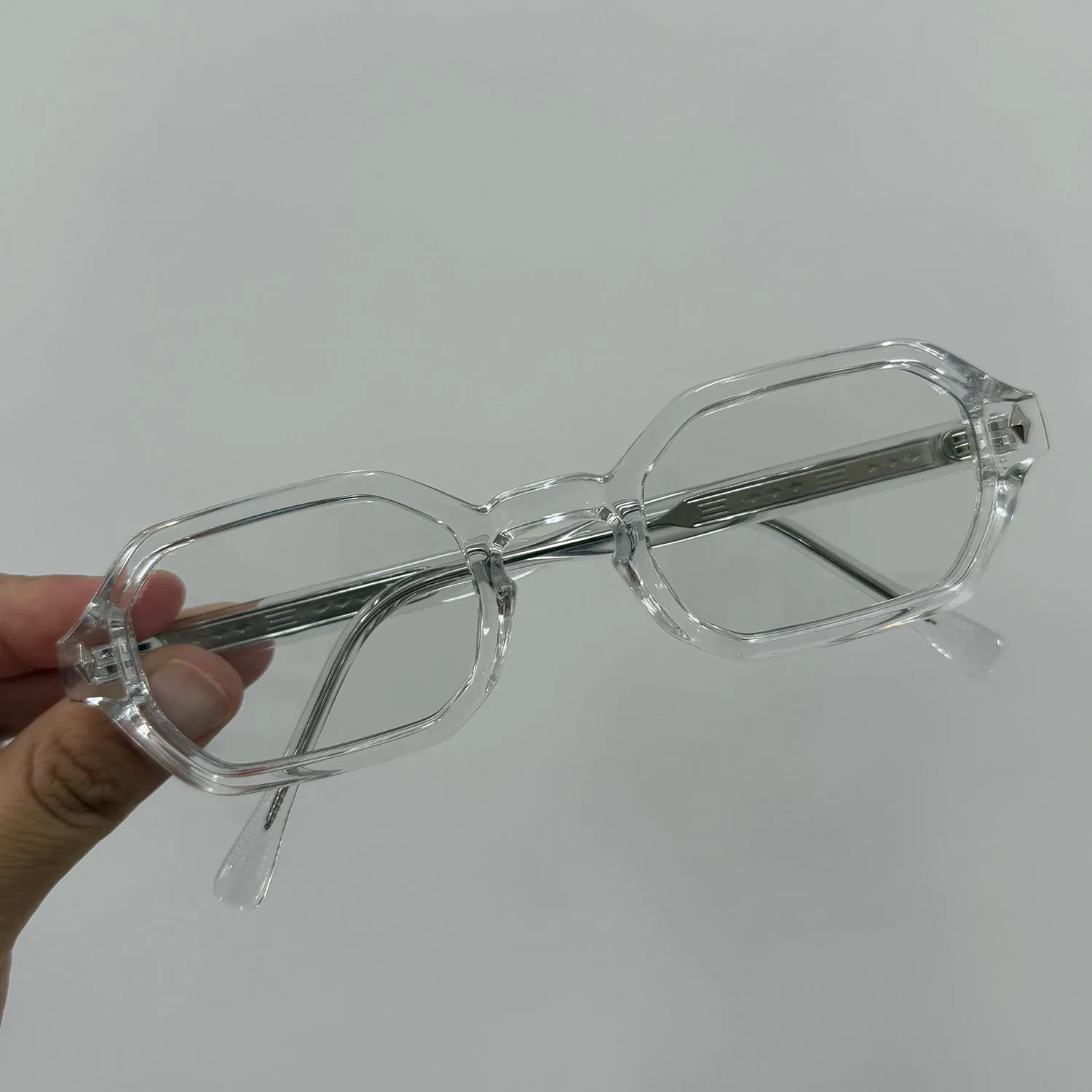 Vintage Hexagon Zonnebril Dames Voor Mannen Mannelijke Zonnebril Luxe Merk Designer Populaire Punk Outdoor Kleine Frame Shades UV400