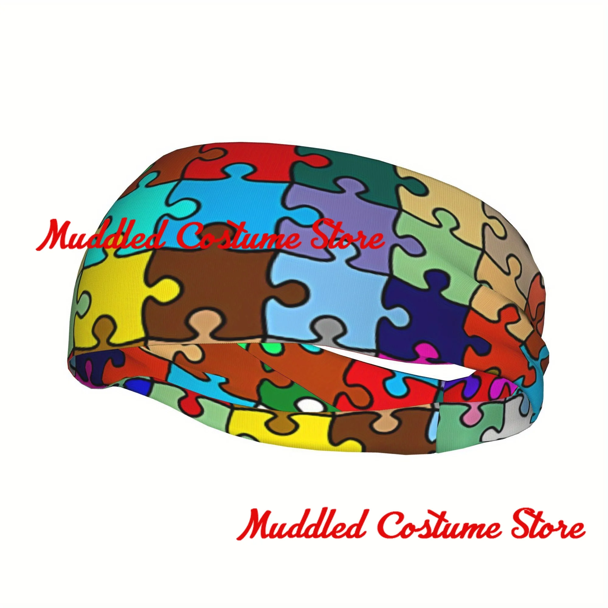 

Спортивная повязка на голову с разноцветными узорами, эластичная повязка на голову для йоги и фитнеса, эластичная повязка на голову