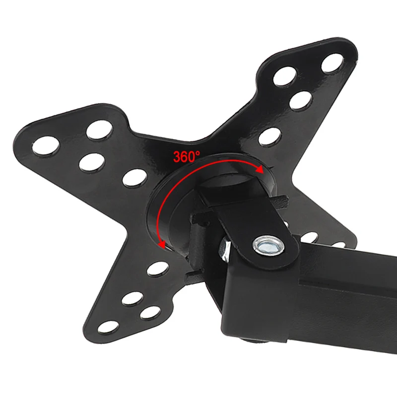 Universal 10KG Adjustable TV Wall Mount Bracket Flat Panel TV Frame Support 30 Degrees for 14-27 Inch LCD LED Monitor Flat Pan