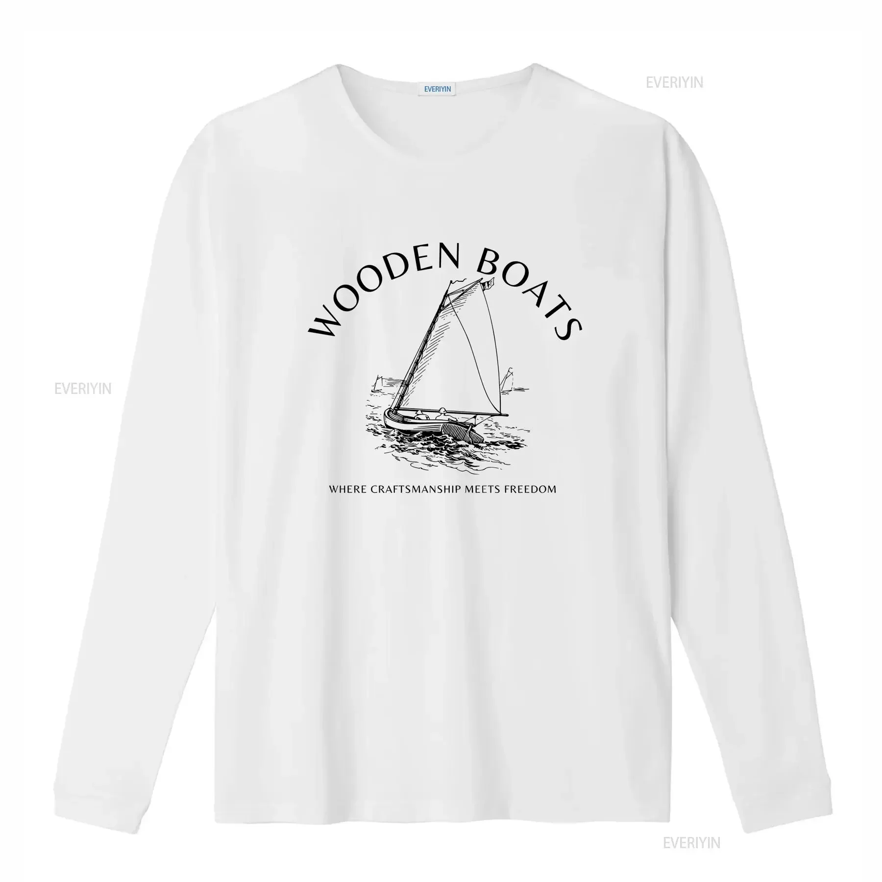 Sailing T Shirt Cool Apparel Wooden Boat Lovers Ideal for Sailors Boaters and Maritime Fans s vintage Washed Comfortable