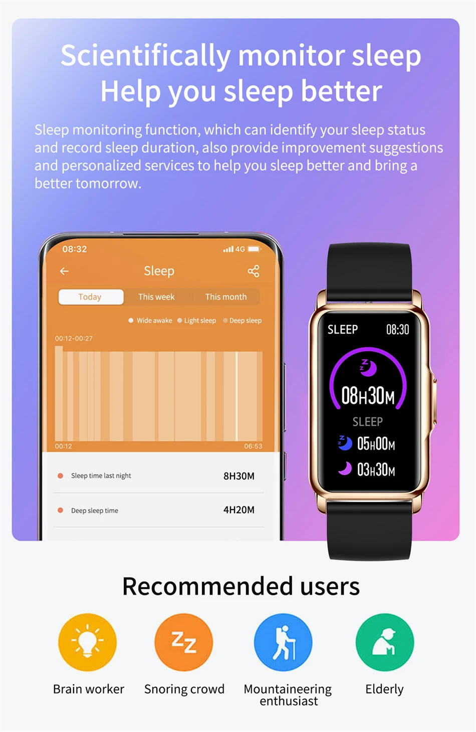 LIGE Smartwatch für Damen und Herren, 1,47-Zoll-Vollbild-Touchscreen, Sport-Fitness-Tracker, wasserdicht, Damen-Smartwatch 2026 für Android und iOS – Detail 7