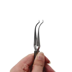 1PC Dentist Orthodontic Posterior Bracket Buccal Tube Bonding Tweezer Holder Placer, German Stainless Steel
