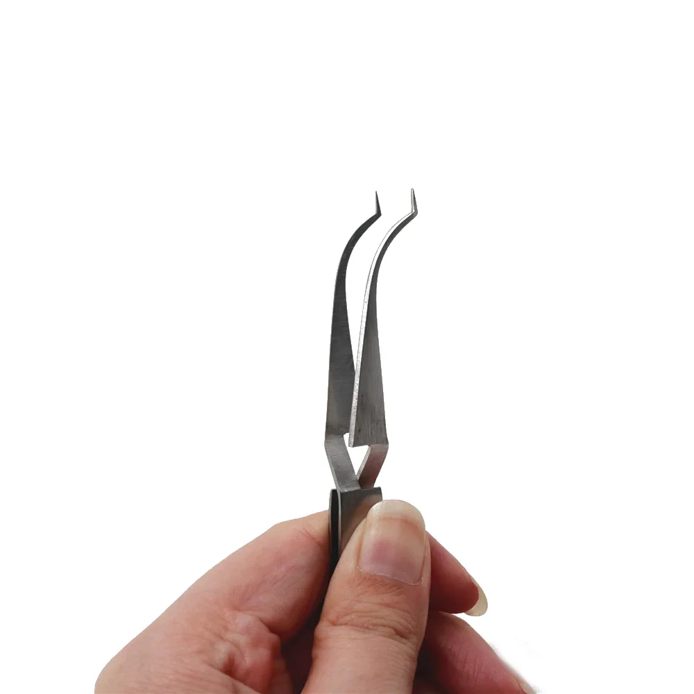 1PC Dentist Orthodontic Posterior Bracket Buccal Tube Bonding Tweezer Holder Placer, German Stainless Steel